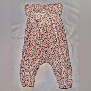 The Beaufort Bonnet Company Floral One Piece - Pink and Green